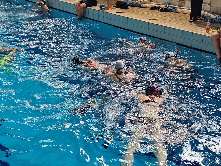 Hokej pod wodą Walenie Siemianowice Śląskie Finał WOŚP w Rudzie Śląskiej 25 I 2026